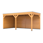 Douglas overkapping 302 x 492 cm + wanden, Verando, Orgin